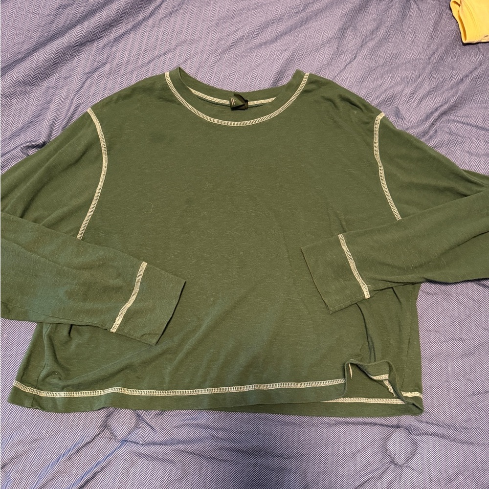 Wild Fable Green Long Sleeve Tee